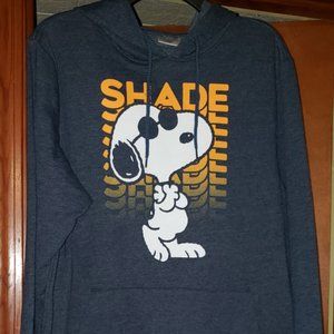 Peanuts Snoopy Shade Pullover Hoodie New Medium